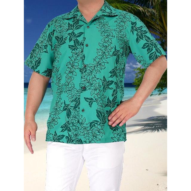アロハシャツ メンズ グリーン オーキッド Mサイズ 1971gM |  | 01