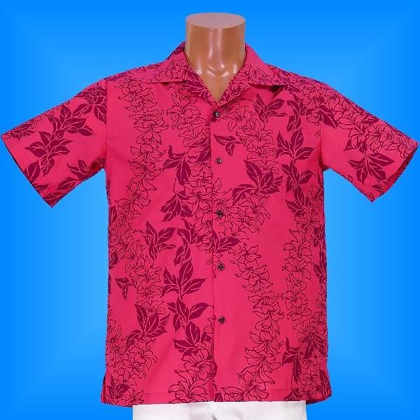 アロハシャツ メンズ レッド オーキッド Mサイズ 1971rM | 