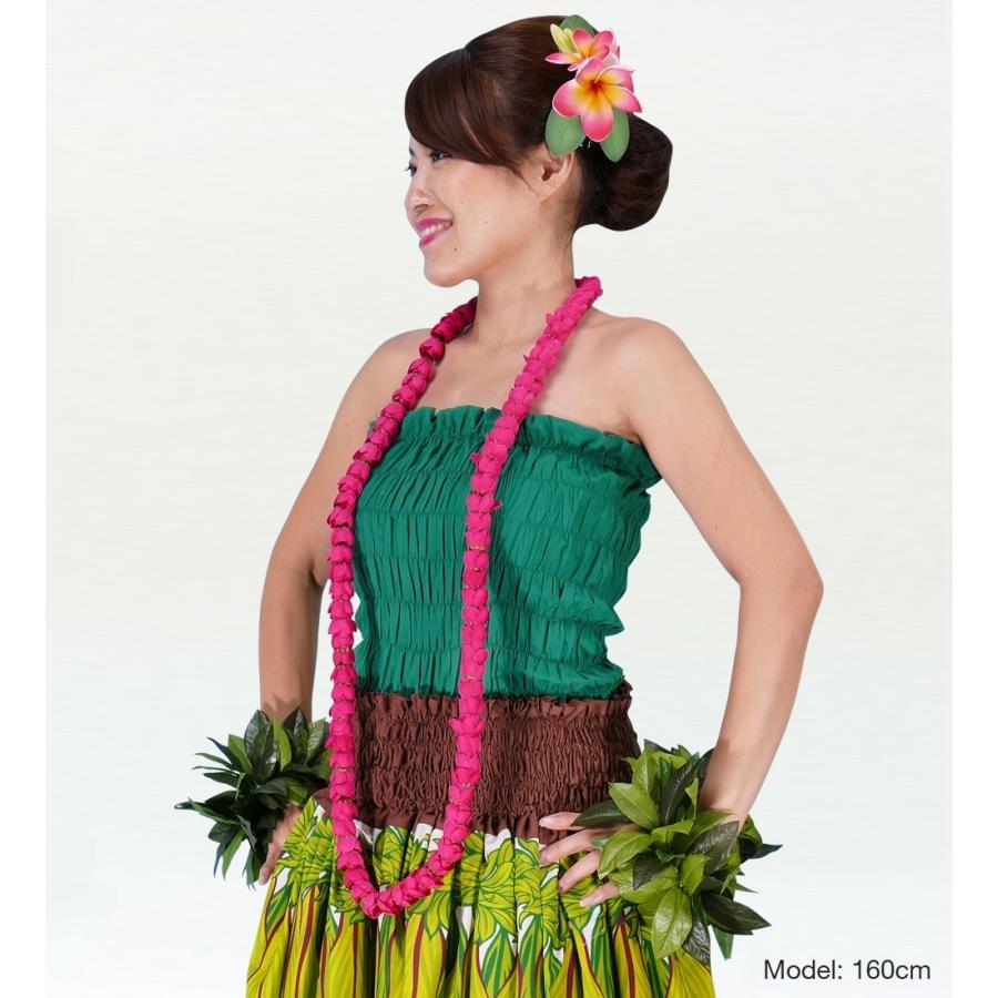 フラダンス レイ ローズバッド ロング ピンク ハワイアンレイ フラ ハワイ 発表会 インテリア 造花 花 首飾り フラダンス衣装 即納最大半額