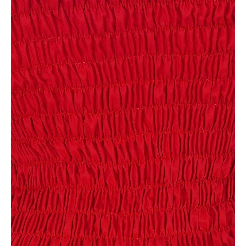 フラダンス ドレーピングチューブトップ ブラウス レッド 2018r |  | 03