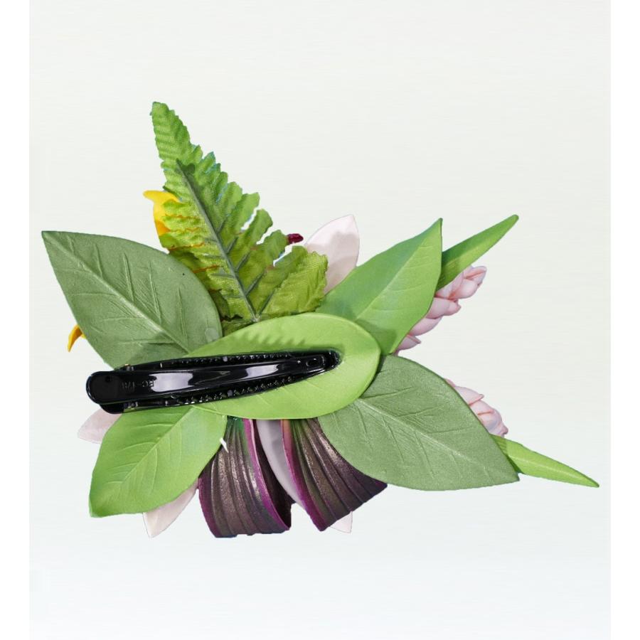 フラダンス リリー・トーチジンジャー ヘアクリップ オレンジ 2052o |  | 02