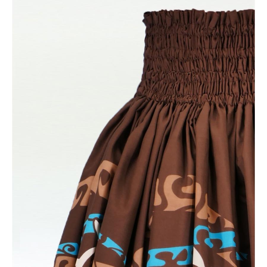 フラダンス パウスカート シングル73cm丈 ブラウン　2066 |  | 02