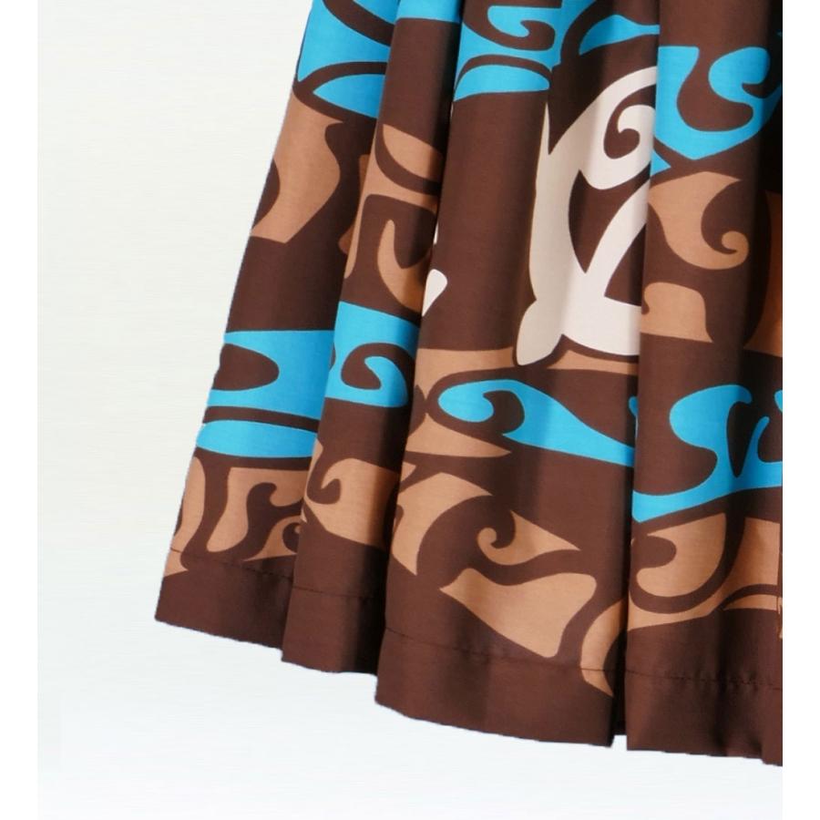 フラダンス パウスカート シングル73cm丈 ブラウン　2066 |  | 03