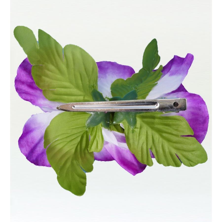 フラダンス ハイビスカス ヘアクリップ パープル 2083p |  | 02