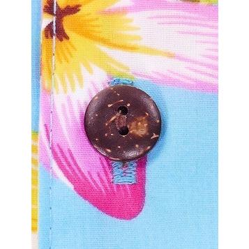 アロハシャツ メンズ ブルー プルメリア Sサイズ 2126blS |  | 04