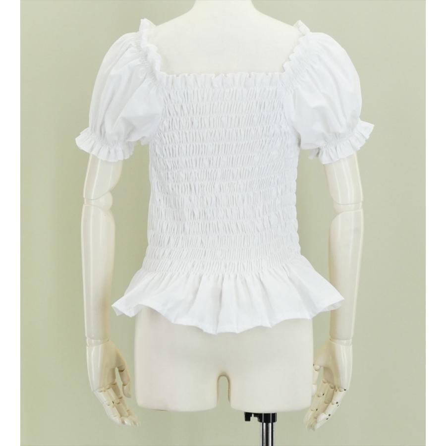 フラダンス シャーリング ブラウス ホワイト M(F)サイズ 2200wF |  | 02