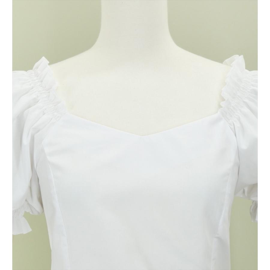 フラダンス シャーリング ブラウス ホワイト M(F)サイズ 2200wF |  | 04