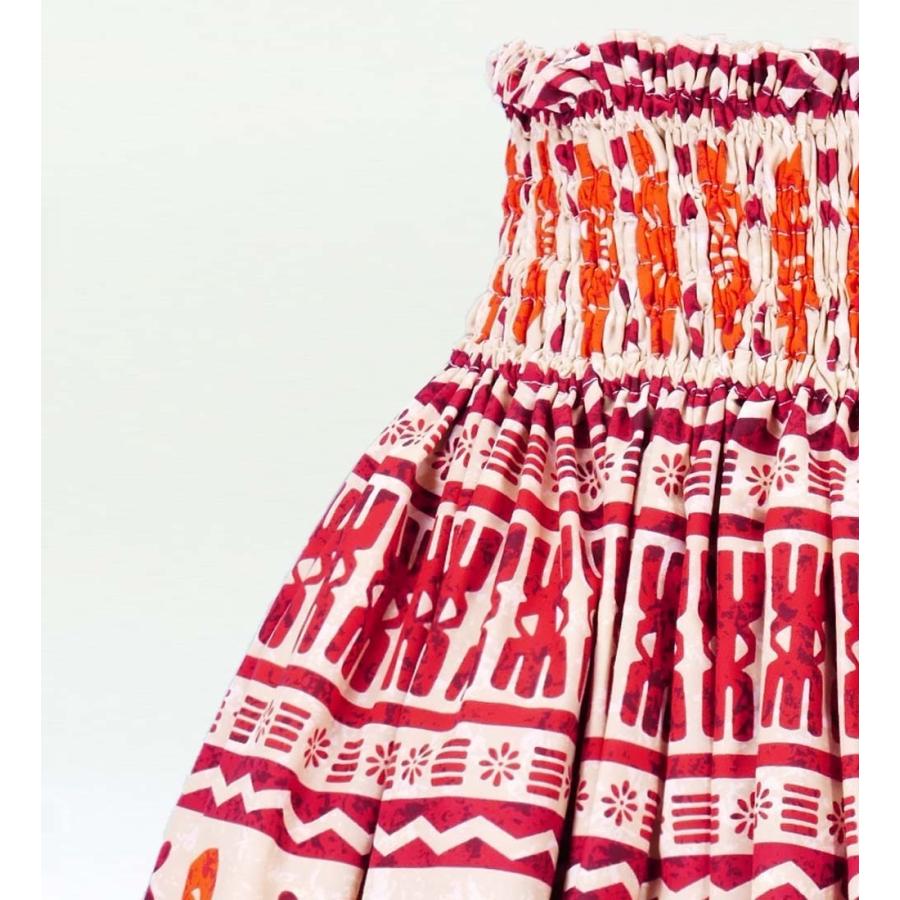 フラダンス パウスカート シングル78cm丈 レッド 2206 |  | 02