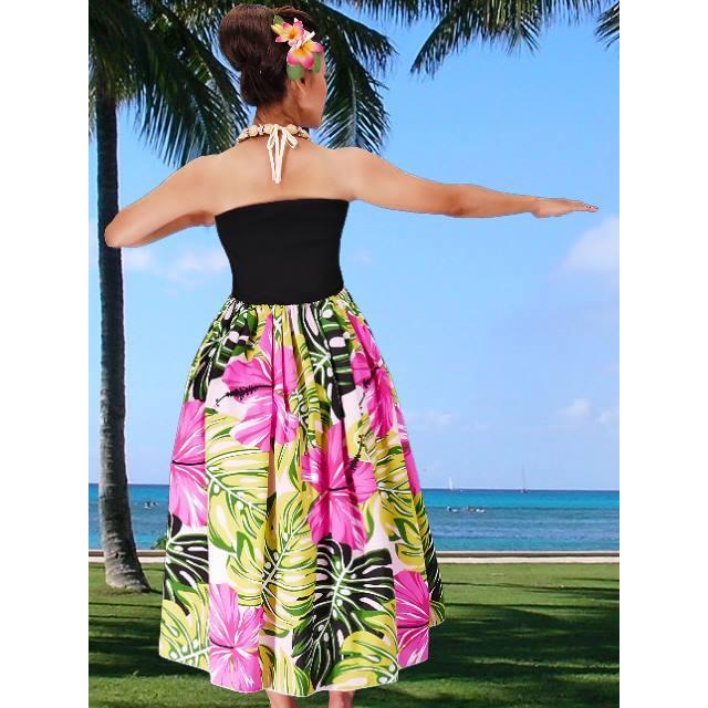 フラダンス チューブトップドレス ピンク Fサイズ 2261piF |  | 02