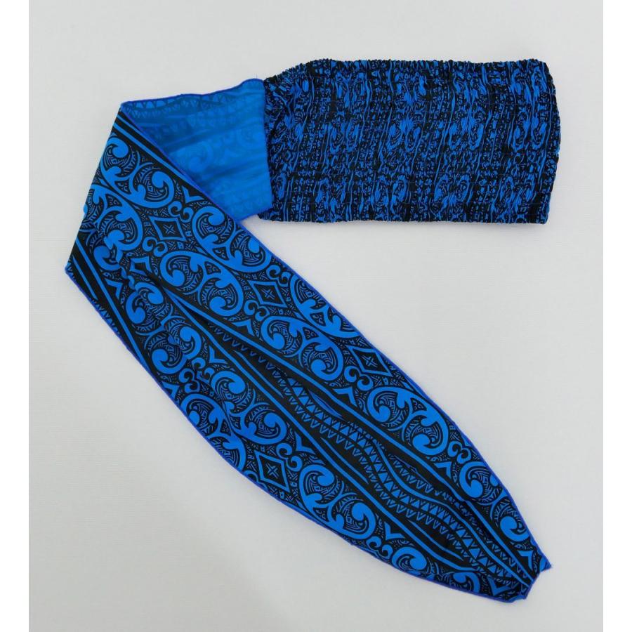 サッシュ付きパレオ風スカート&チューブトップ セット ブルー 2262bl |  | 03