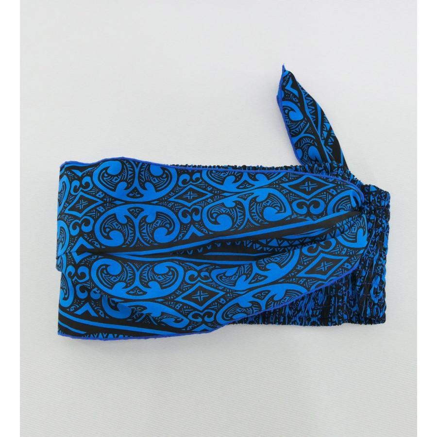 サッシュ付きパレオ風スカート&チューブトップ セット ブルー 2262bl |  | 04