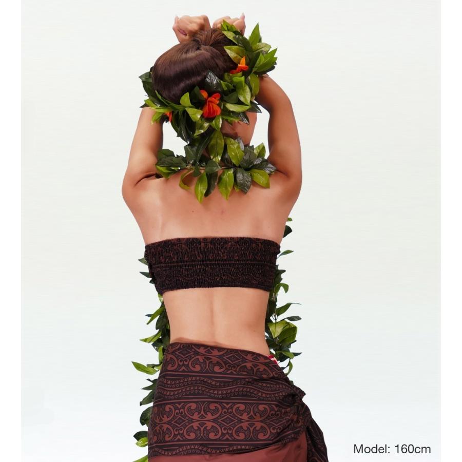 サッシュ付きパレオ風スカート&チューブトップ セット ブラウン 2262br |  | 02