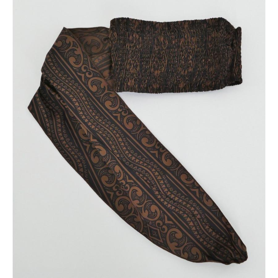 サッシュ付きパレオ風スカート&チューブトップ セット ブラウン 2262br |  | 03