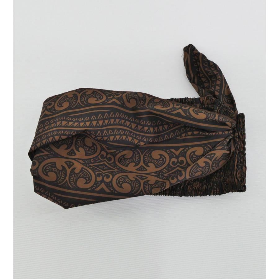 サッシュ付きパレオ風スカート&チューブトップ セット ブラウン 2262br |  | 04