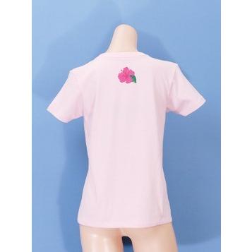 フラダンス Tシャツ S ハイビスカス ピンク 2268sp｜emika｜05