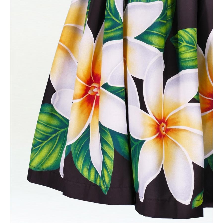 フラダンス パウスカート シングル73cm丈 ブラック　2280 |  | 03