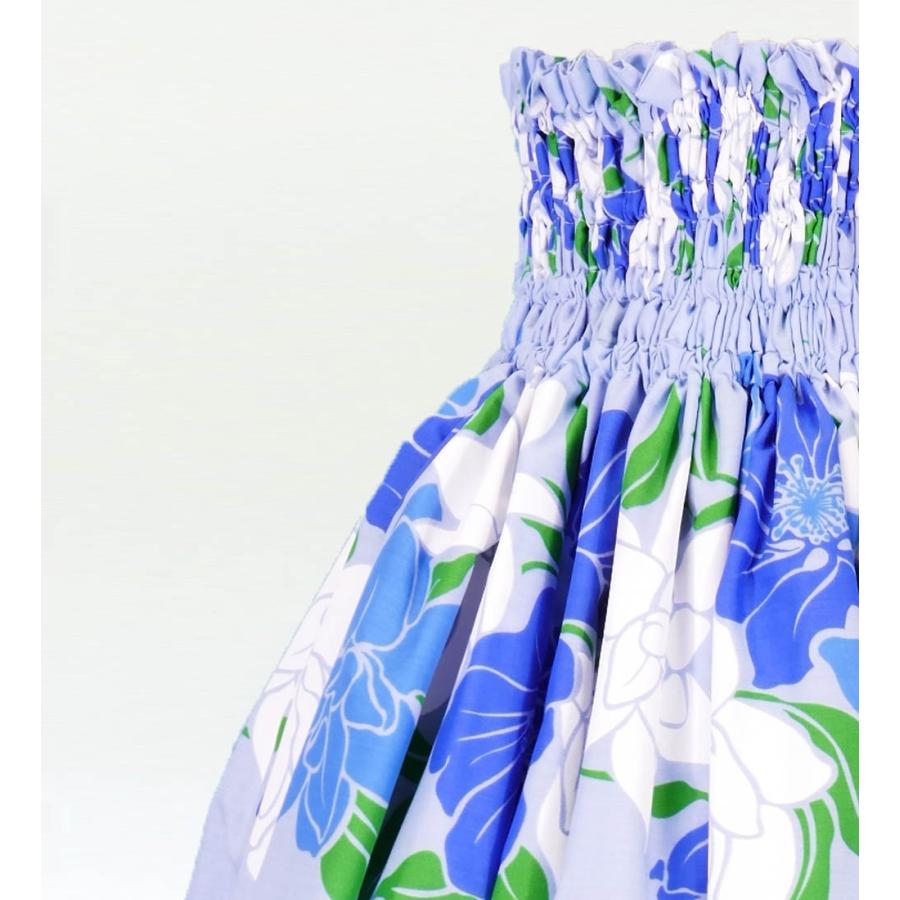 フラダンス パウスカート シングル73cm丈 ブルー　2303 |  | 02