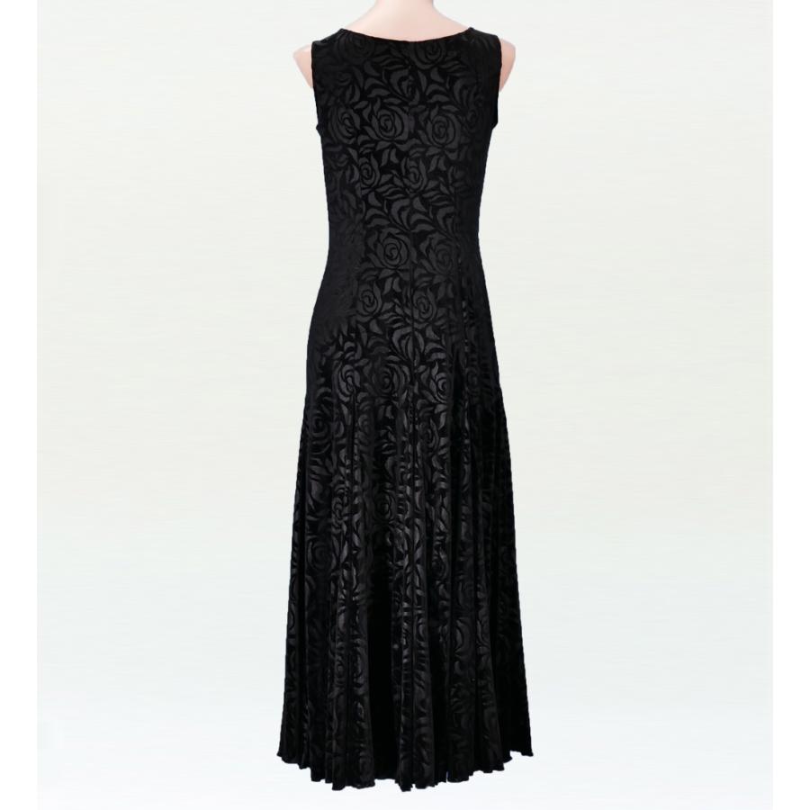 フラメンコ ローズベルベット ワンピース ブラック フリーサイズ 2309bfb |  | 02