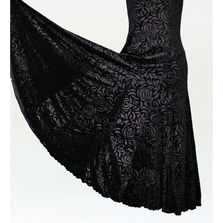 フラメンコ ローズベルベット ワンピース ブラック フリーサイズ 2309bfb |  | 03