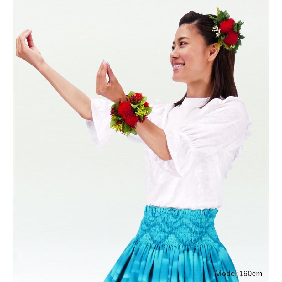 フラダンス  レフア ブレス ベルクロ レッド 1点 2327r |  | 01