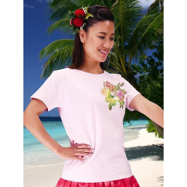 フラダンス Tシャツ [XL] レフア ピンク 2335xlp |  | 01