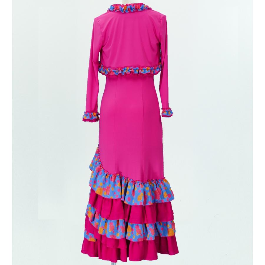 フラメンコ★豪華フリル★ローズワンピース フラメンコ☆豪華フリル☆ローズワンピース