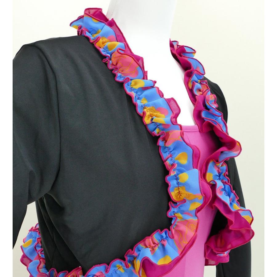 フラメンコ フリル ボレロ ブラック×ブルー フリーサイズ 2342bblf |  | 04