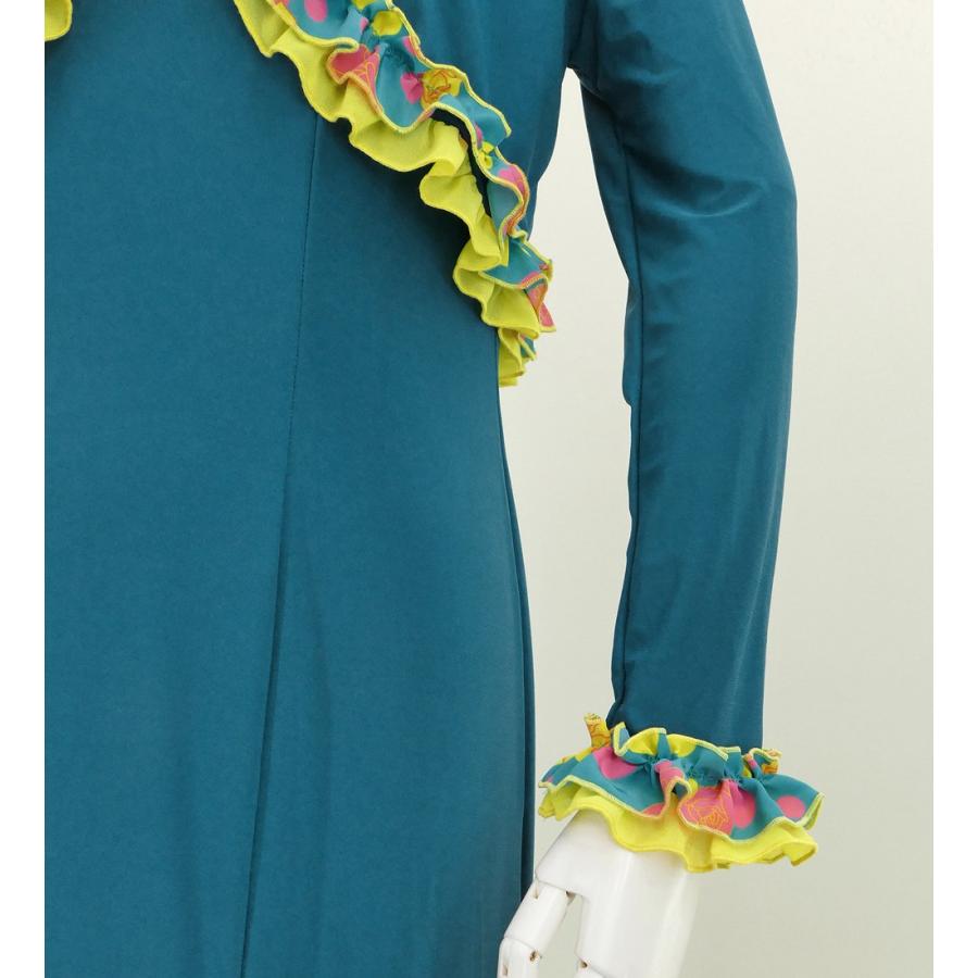 フラメンコ フリル ボレロ ブルー×グリーン フリーサイズ 2342blgf |  | 03