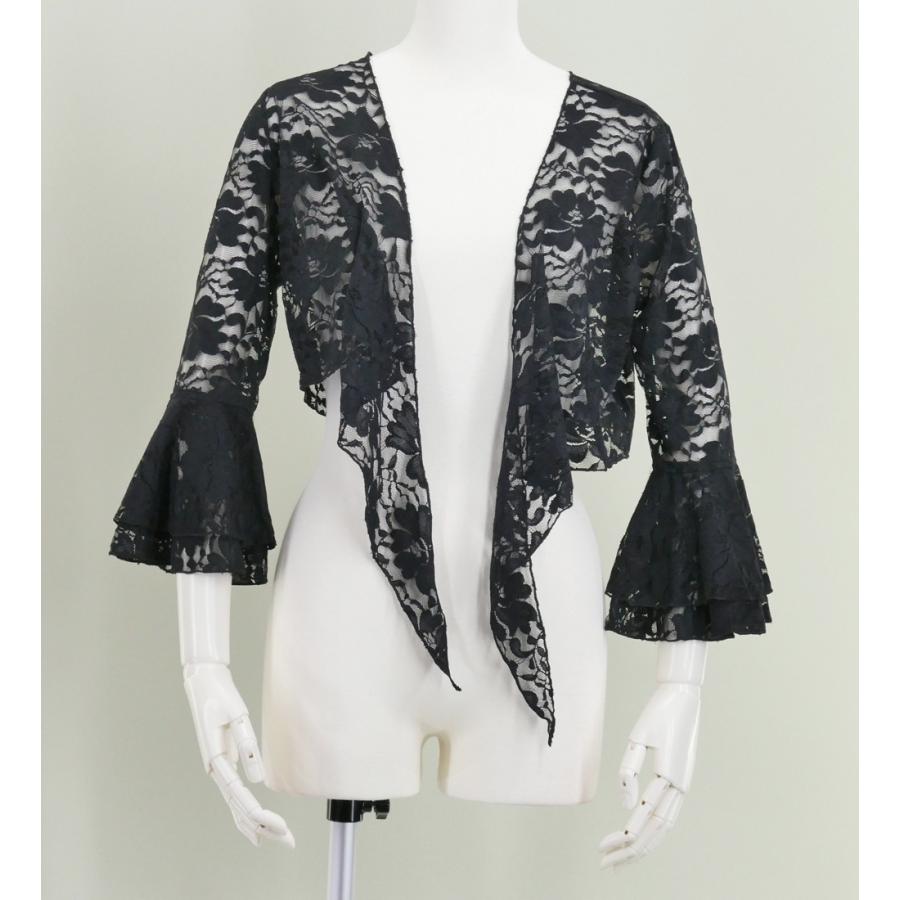 フラダンス 花柄レース ボレロ ブラック 2343ba |  | 02