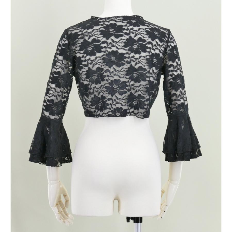 フラダンス 花柄レース ボレロ ブラック 2343ba |  | 03