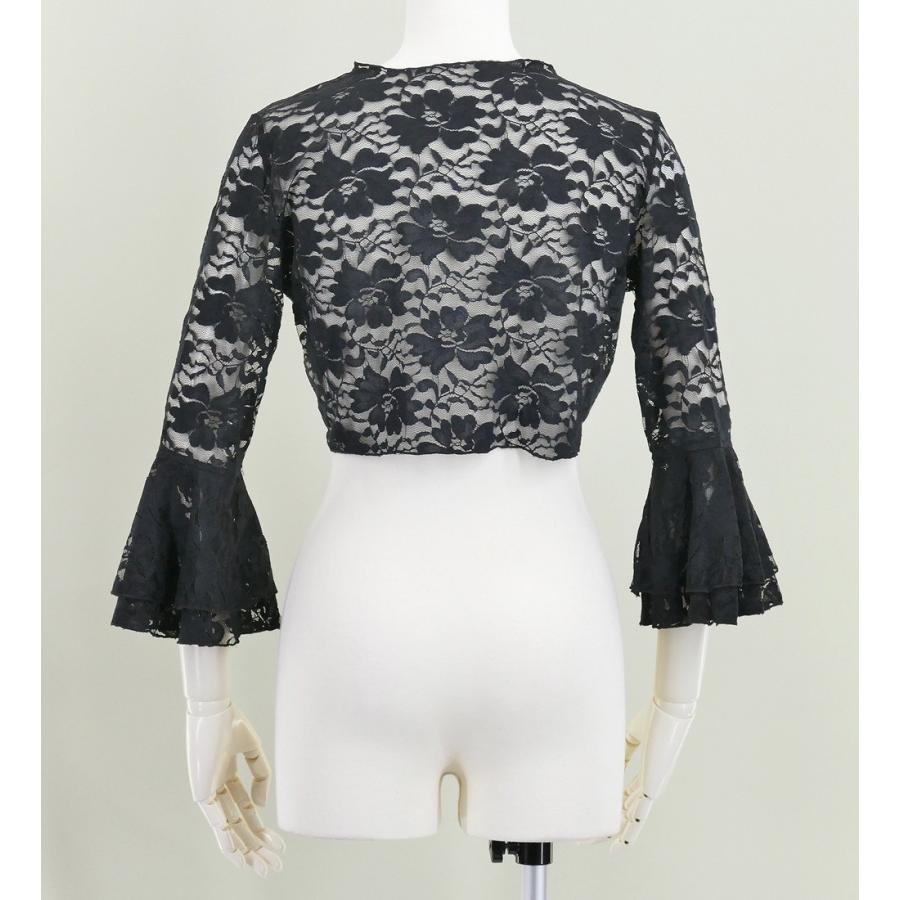 フラメンコ 花柄レース ボレロ ブラック フリーサイズ 2343bb |  | 03