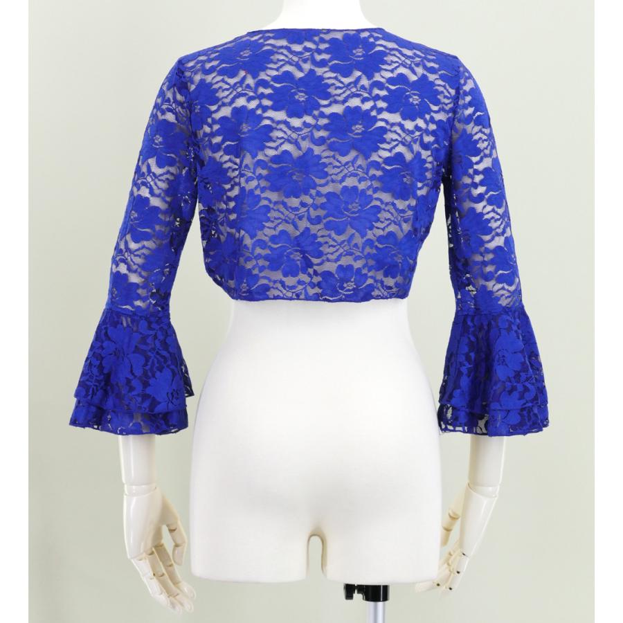フラダンス 花柄レース ボレロ ダークブルー 2343dba |  | 02