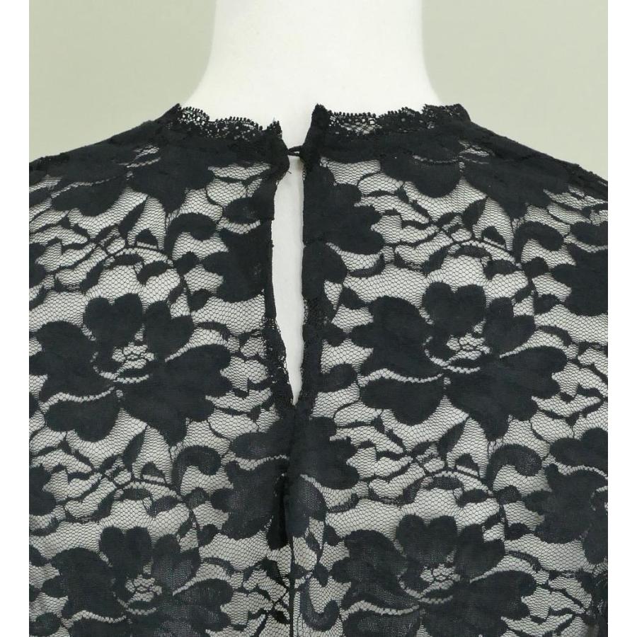 フラダンス フリル総レース ブラウス ブラック L 2344bL |  | 03