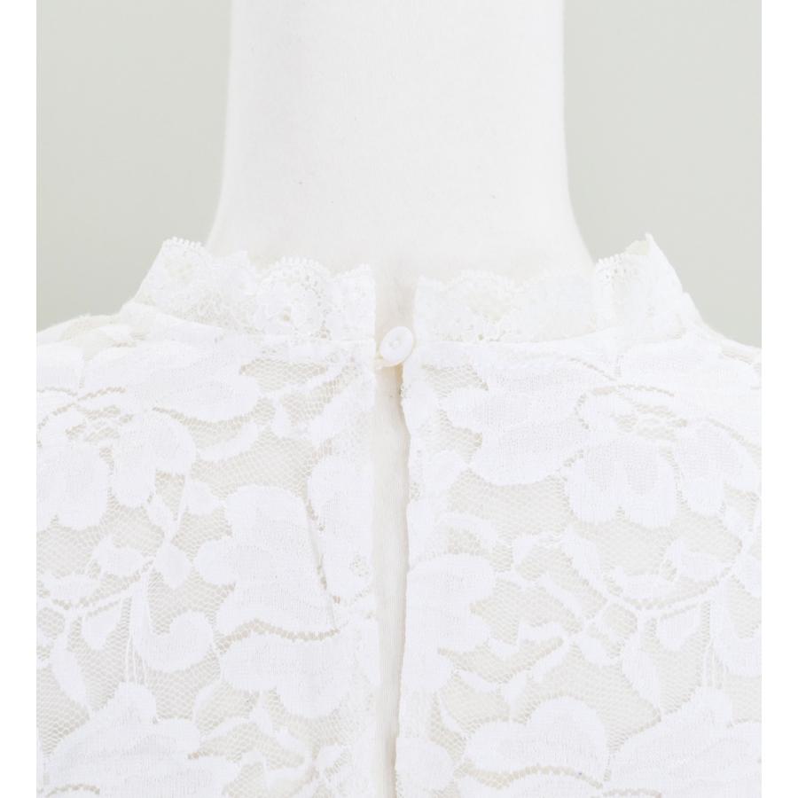 フラダンス フリル総レース ブラウス ホワイト L 2344wL |  | 03