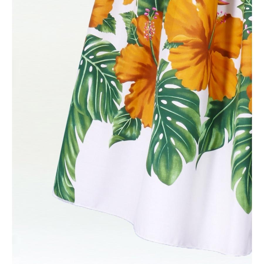 フラダンス ロング パウスカート シングル94cm丈 クリーム　2403 |  | 03