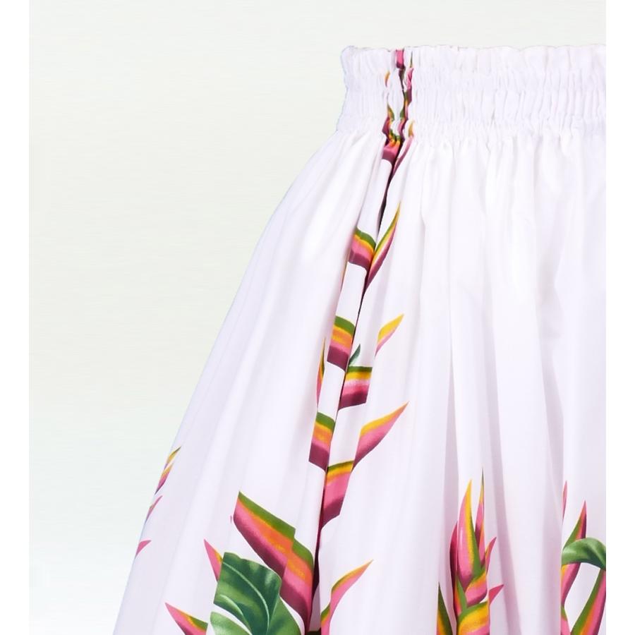 フラダンス ロング パウスカート シングル94cm丈 ホワイト　2406 |  | 02