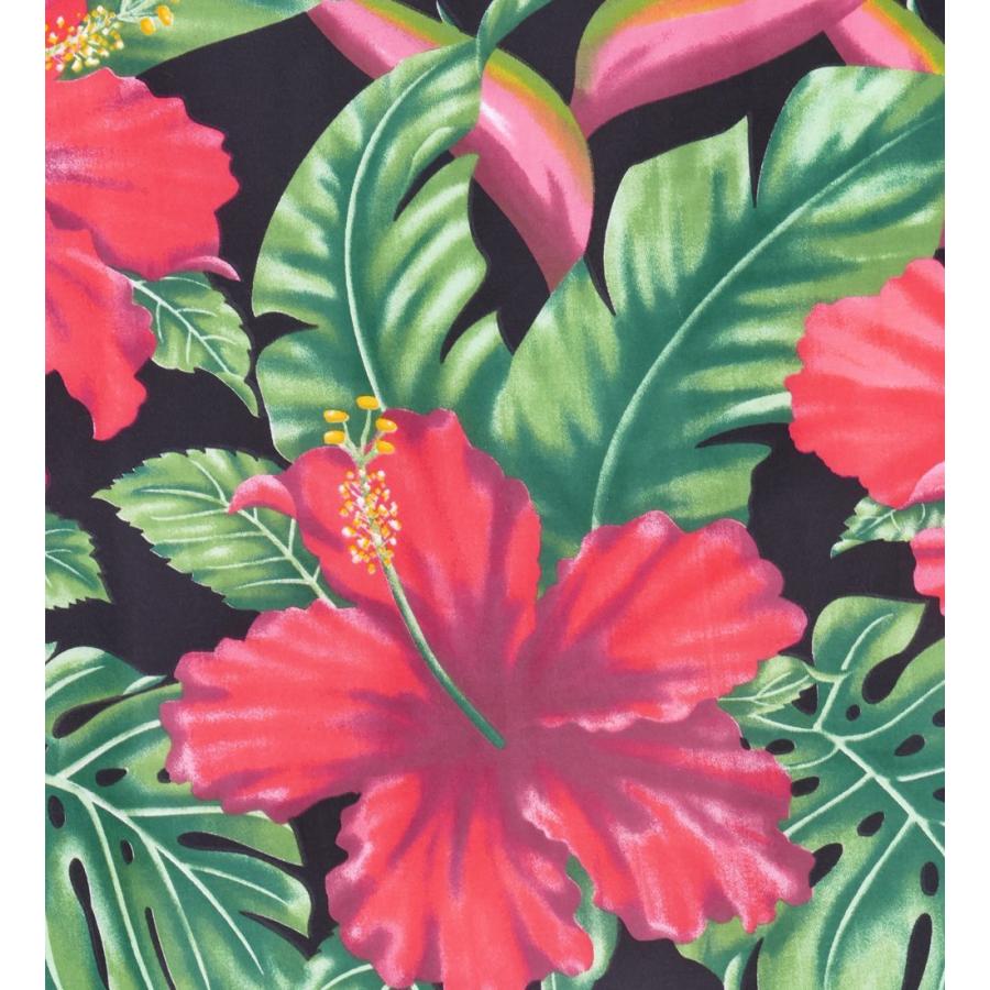 フラダンス ロング パウスカート シングル94cm丈 ブラック　2407 |  | 04