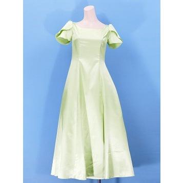 フラダンス ムームー チューリップ袖 ロング丈ドレス ライトグリーン LLサイズ 2408lgrLL |  | 03