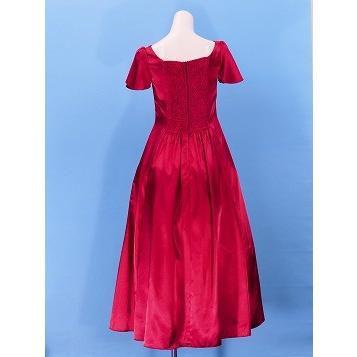 フラダンス ムームー チューリップ袖 ロング丈ドレス レッド LLサイズ 2408rdLL |  | 04