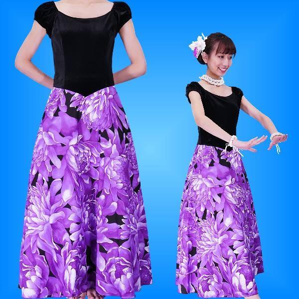 フラダンス衣装、パウスカート、TUTUVI - Torch Ginger トーチ