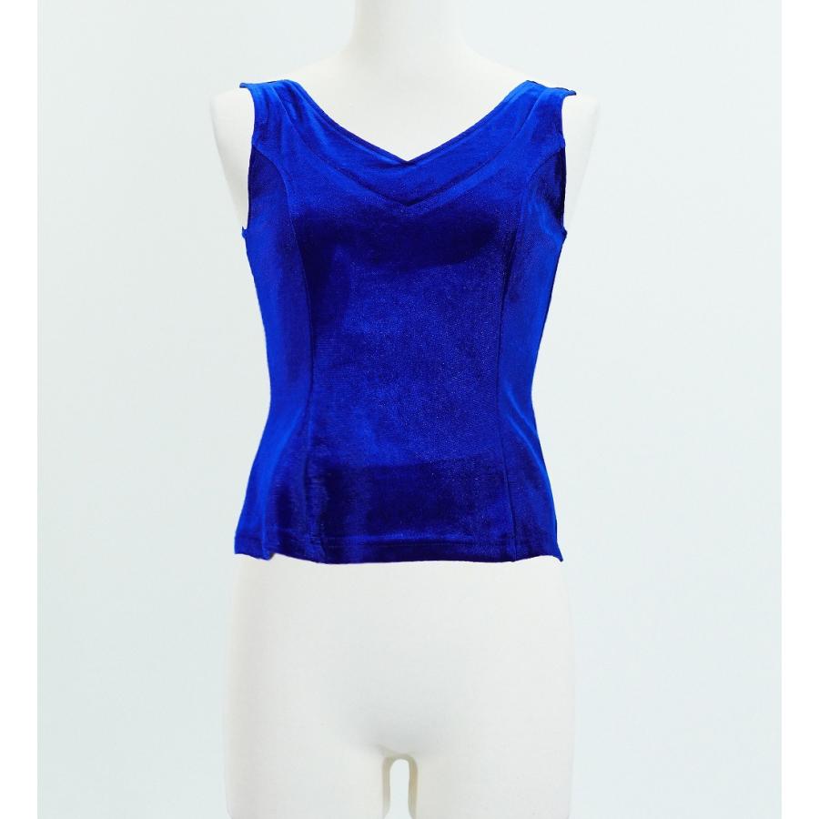 フラメンコ ベルベット ブラウス ロイヤルブルー フリーサイズ 2434rblfb |  | 02