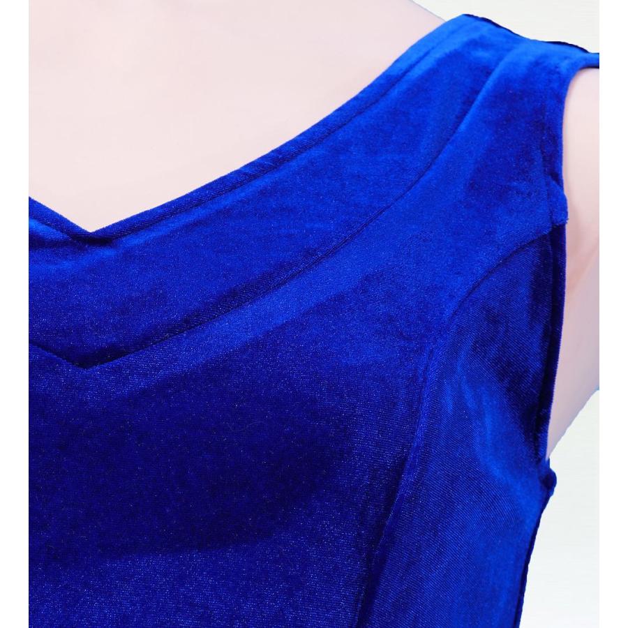 フラメンコ ベルベット ブラウス ロイヤルブルー フリーサイズ 2434rblfb |  | 04