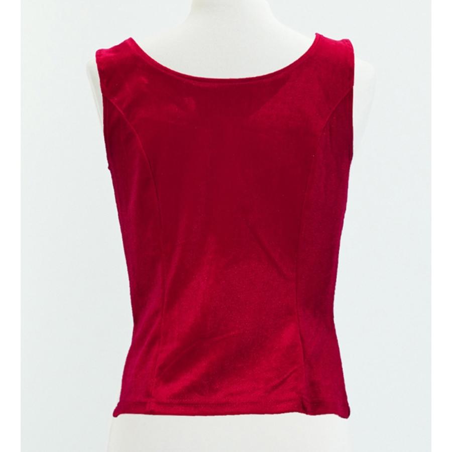 フラダンス ベルベット ブラウス レッド 2434rdFa |  | 02