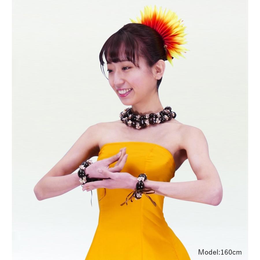 フラダンス バードオブパラダイス　アクセサリー イエロー×オレンジ 2441yeor |  | 01