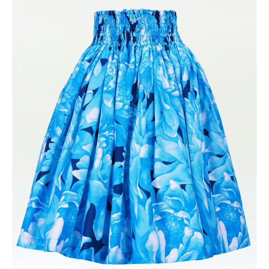 フラダンス パウスカート シングル73cm丈 ライトブルー 2450 | 