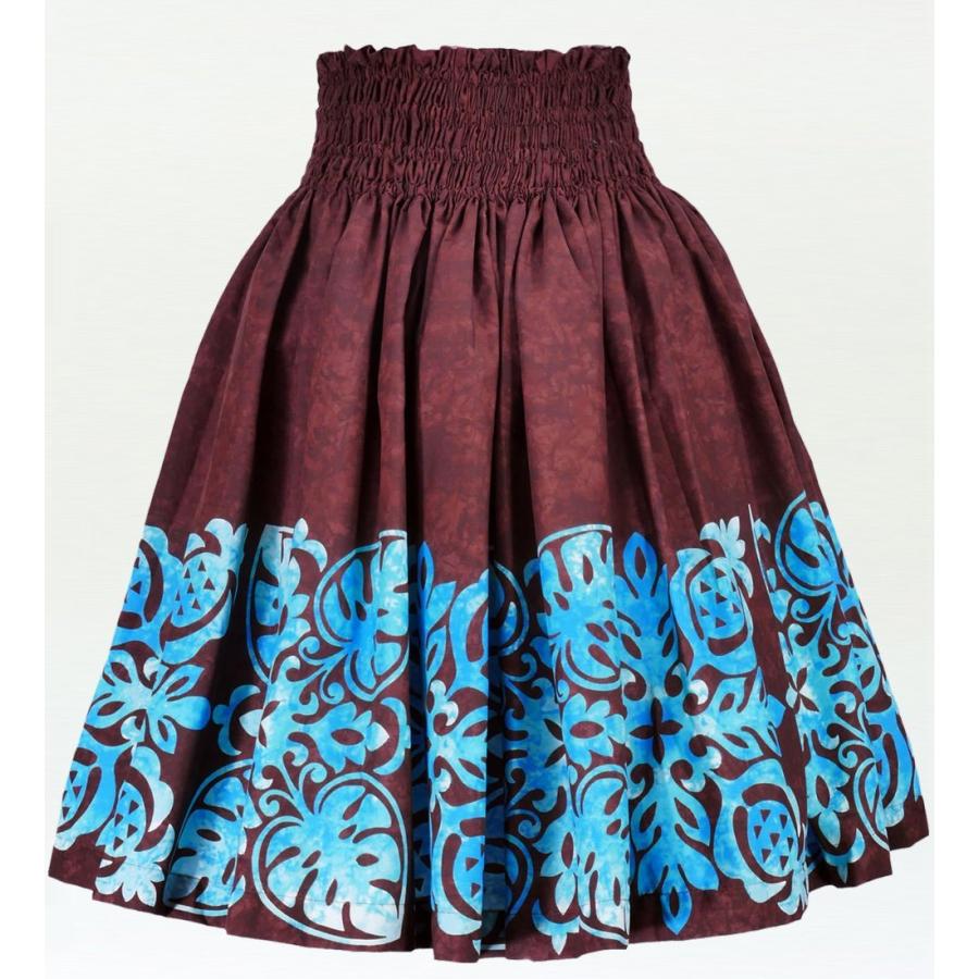 フラダンス パウスカート シングル73cm丈 ブラウン 2488 | 