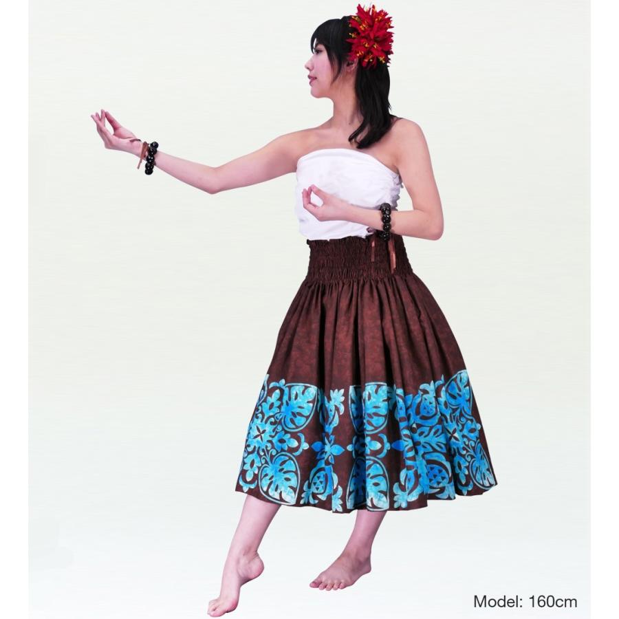 フラダンス パウスカート シングル73cm丈 ブラウン 2488 |  | 01