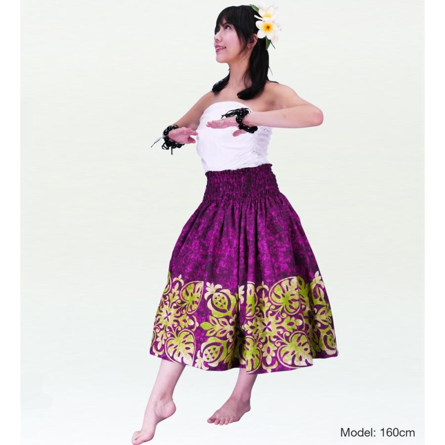 フラダンス パウスカート シングル73cm丈 パープル 2494 |  | 01