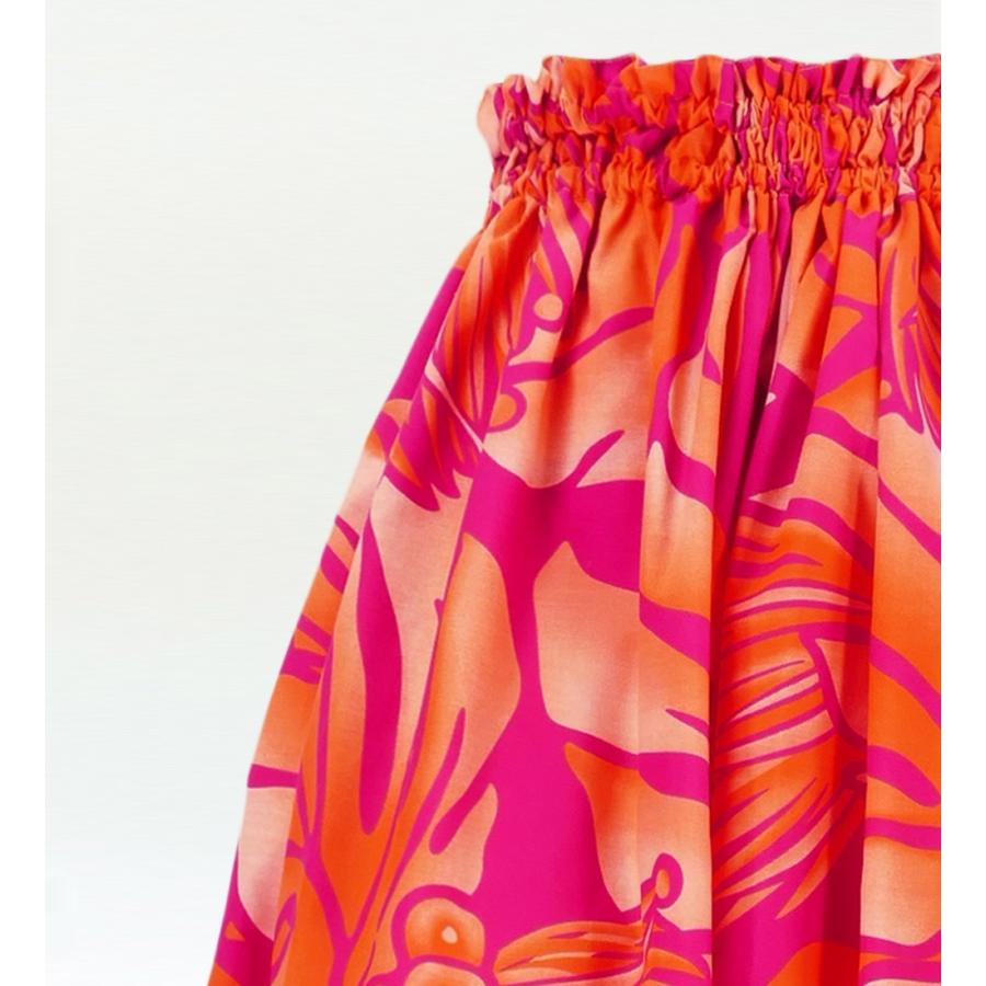 フラダンス ロング パウスカート シングル94cm丈 ピーチ 2510 |  | 02