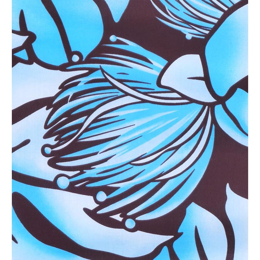 フラダンス ロング パウスカート シングル94cm丈 ブルー 2511 |  | 04